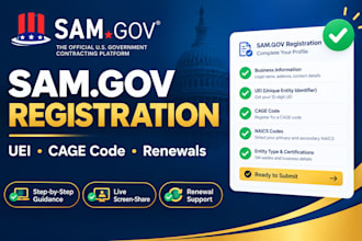 guide sam gov registration uei and cage code step to get research contract