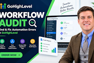 audit gohighlevel workflow and identify automation errors