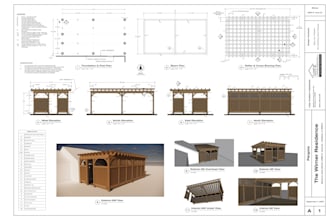 create patio, pergola and porch permit drawings