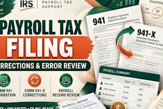 help with payroll tax filing and corrections