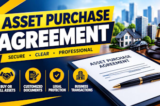 prepare and format your assets purchase agreement for a business sale