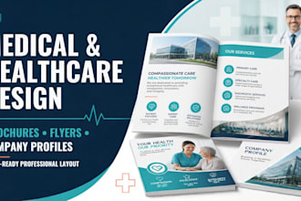 design medical and healthcare brochures flyers and company profiles