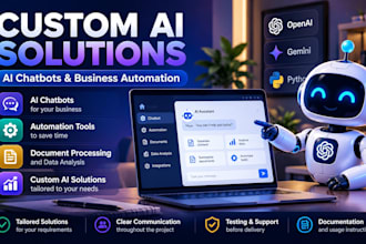 develop a custom ai chatbot or automation tool