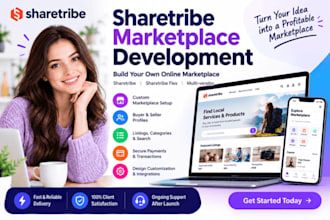 create sharetribe marketplace website, sharetribe flex and multivendor