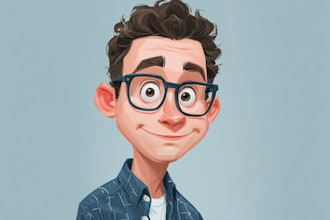 create unique and funny caricature art