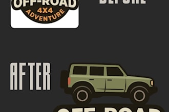 professional manual vector tracing and logo cleanup