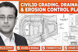 do civil3d site development grading drainage and stormwater erosion control plan