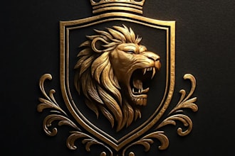 design royal luxury logo
