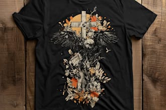 do bulk creative unique christian faith tshirt designs