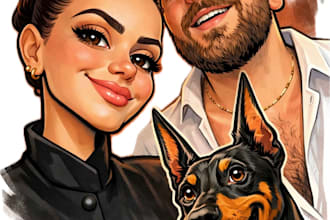 do disney cartoon portrait