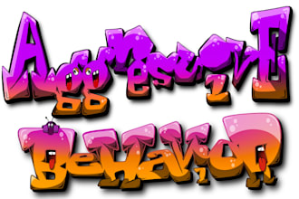 draw your name or word in 90s graffiti bubble letter style