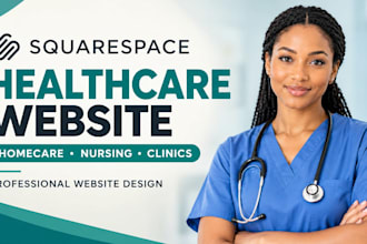design wix nursing homecare healthcare medical clinic website