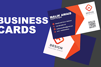 create custom business card and visiting card, double sided