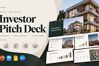 design investor presentation property deck real estate development pitch deck
