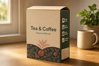 create custom box and sleeve packaging design