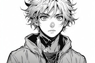 draw a character in manga style