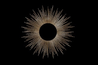 design awesome solar eclipse logo