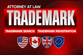 registration your trademark in the USA UK eu with professional trademark search