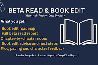 beta read your historical fiction poetry beta reader cozy mystery beta reader