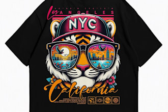 design trendy streetwear tshirt