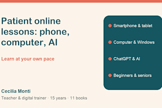 teach you to use your smartphone, computer or ai tools, with patience