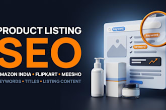 optimize amazon, flipkart and meesho product listings for SEO