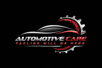 create a luxury automotive and car repair logo