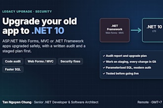 upgrade your legacy asp net web forms or mvc app to net 10