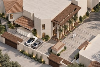 redesign your house or villa facade with 3d exterior renders