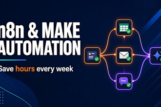build n8n or make automations and ai agent workflows for your business