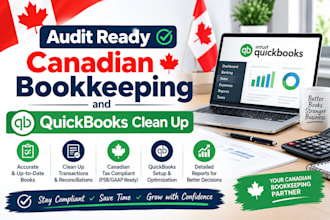do audit ready canadian bookkeeping and quickbooks clean up