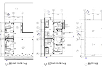 convert sketch to cad, redraft, and edit dwg or rvt architectural plans