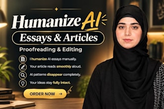 humanize ai content, essays and articles, manually rewrite, remove ai