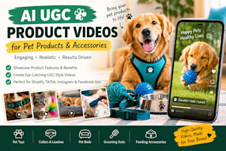 create ai videos for pet products