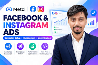 set up and manage facebook and instagram ad campaigns