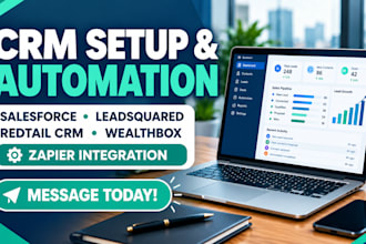 salesforce financial services cloud, leadsquared, redtail CRM, wealthbox, zapier