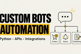 build custom chatbots and automation