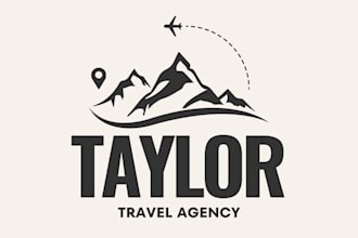 design travel and adventure logo