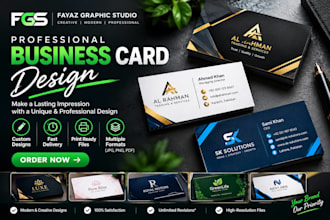 business card design and logo design