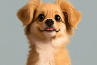 create a personalized pet portrait for a thoughtful gift