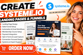 create systeme io landing page systeme io funnels landing page expert systeme