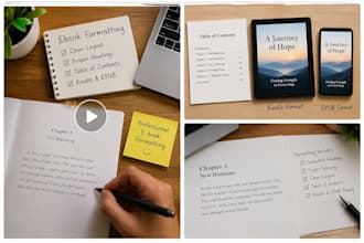 format your ebook for kindle and epub
