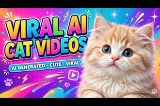 create viral ai cat story animation video for youtube shorts and tiktok