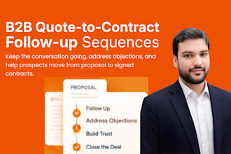 write b2b quote and proposal follow up emails sequences