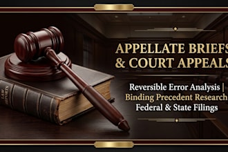 write persuasive appellate briefs, legal motions, and court appeals