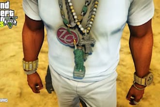 create custom 3d iced out chain or pendant for gta fivem