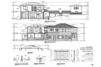 design structural drawing for wood structure and peb steel