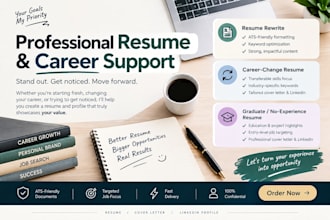 optimizing ats resume for career change, transferable skills, linkedin profile