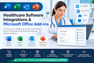 integrate healthcare software with microsoft office addins