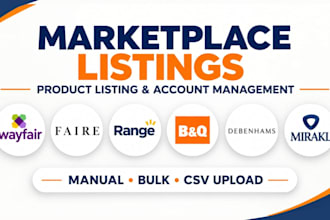 upload products and manage your wayfair, faire range and mirakl marketplaces